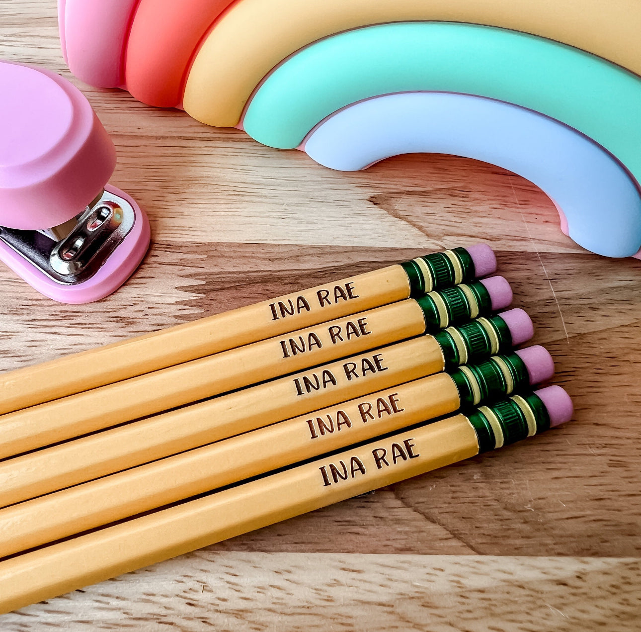 Engraved Yellow Pencils